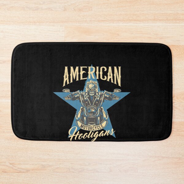 Item preview, Motorcycle Cowl Emblem - American Hooligans designed and sold by Two Left Hands Design.