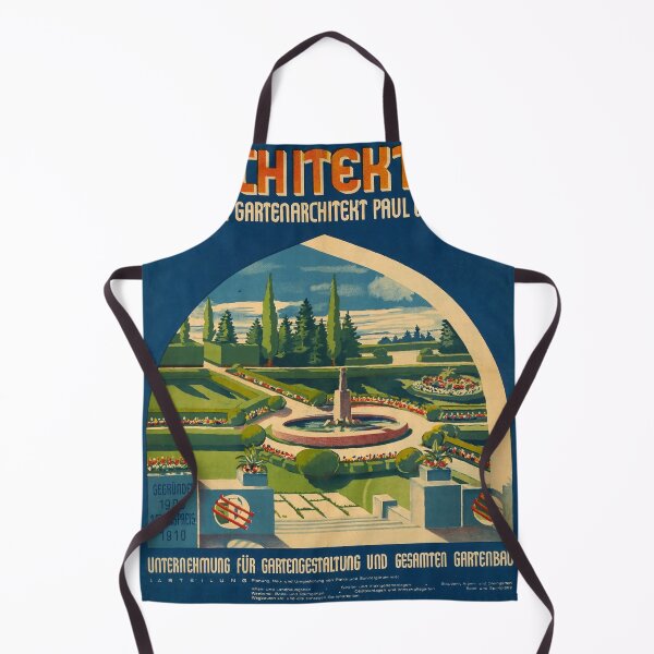 Item preview, retro wiener garten architektur wien designed and sold by CorasPosters.