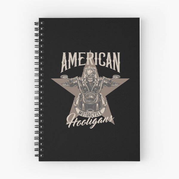 Item preview, Motorcycle Cowl Emblem - American Hooligans designed and sold by Two Left Hands Design.