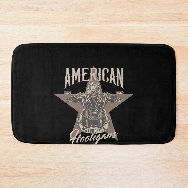 Item preview, Motorcycle Cowl Emblem - American Hooligans designed and sold by Two Left Hands Design.