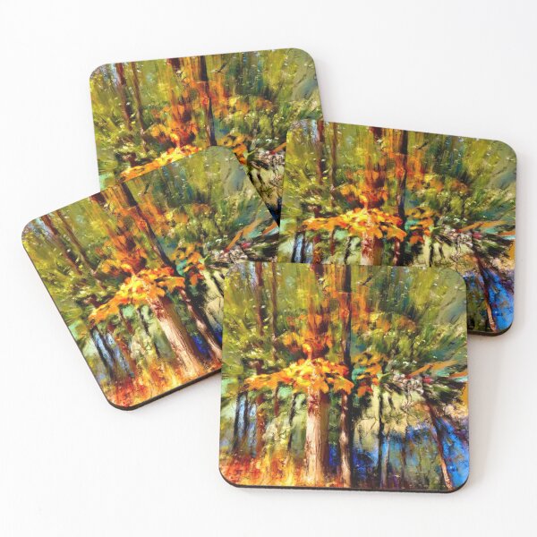 Item preview, Autumn Trees in The Park - Lake Keowee designed and sold by EdwardMonet.