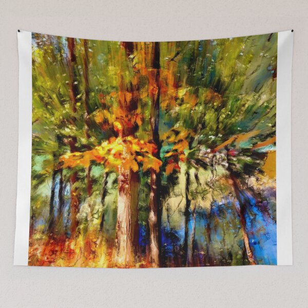 Item preview, Autumn Trees in The Park - Lake Keowee designed and sold by EdwardMonet.