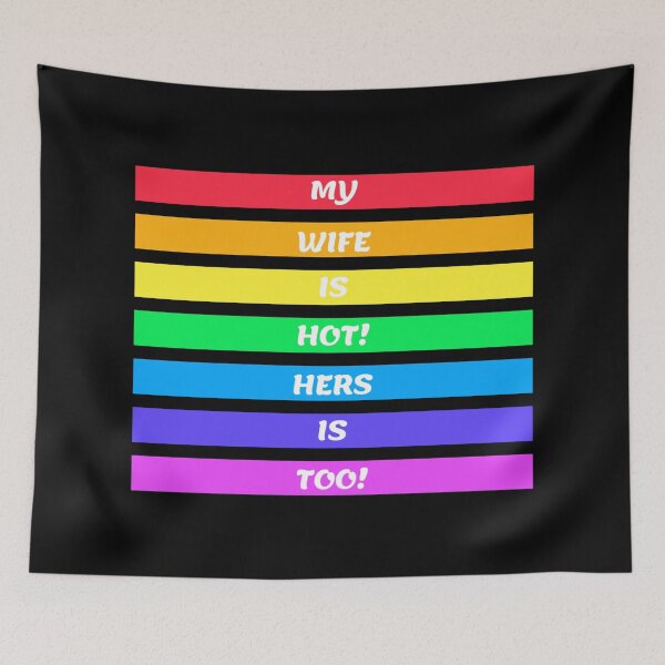 Item preview, My Wife Is Hot! Hers Is Too! designed and sold by Artography Designs.