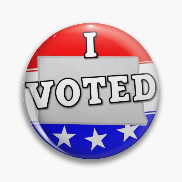 Item preview, North Dakota - I Voted designed and sold by @  CC.Creative.Studios.