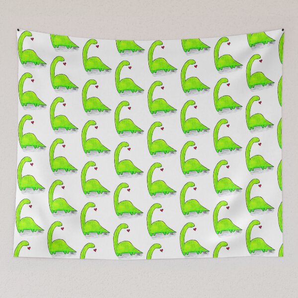 Item preview, dino love designed and sold by StrangeAlienArt.