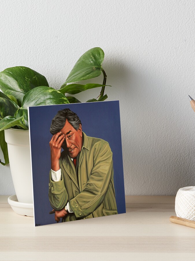 Peter Falk as Columbo Painting 2 Painting by Paul Meijering - Fine Art  America