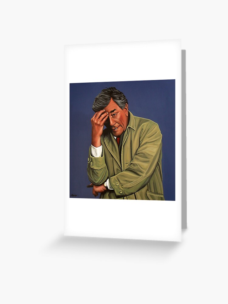 Peter Falk as Columbo Painting 2 Painting by Paul Meijering - Fine Art  America