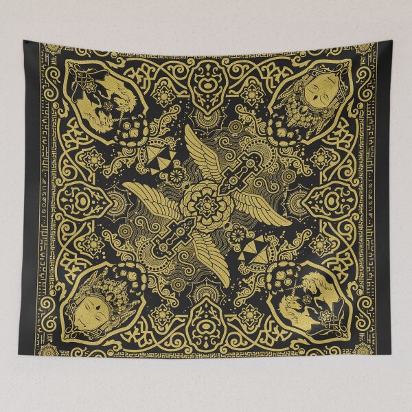 Item preview, Gold indonesian javanese batik golden dye pattern  designed and sold by baligaia.