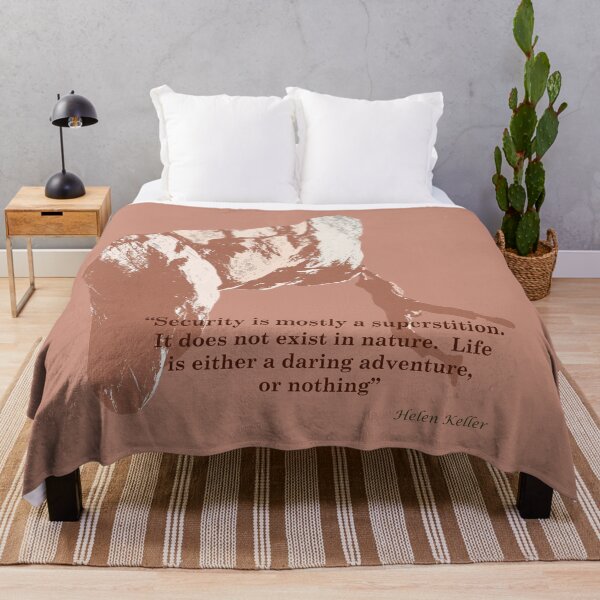 Item preview, Life Is Either A Daring Adventure, Or Nothing - Helen Keller Quote designed and sold by My Photo Shop.
