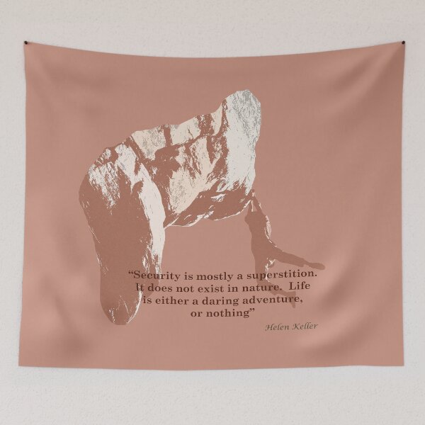 Item preview, Life Is Either A Daring Adventure, Or Nothing - Helen Keller Quote designed and sold by My Photo Shop.