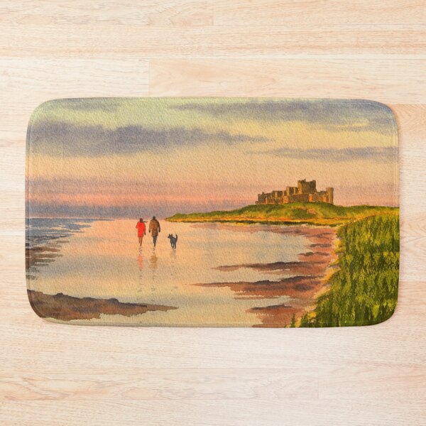 Item preview, The Beautiful Beach At Bamburgh Castle designed and sold by William Holkham.