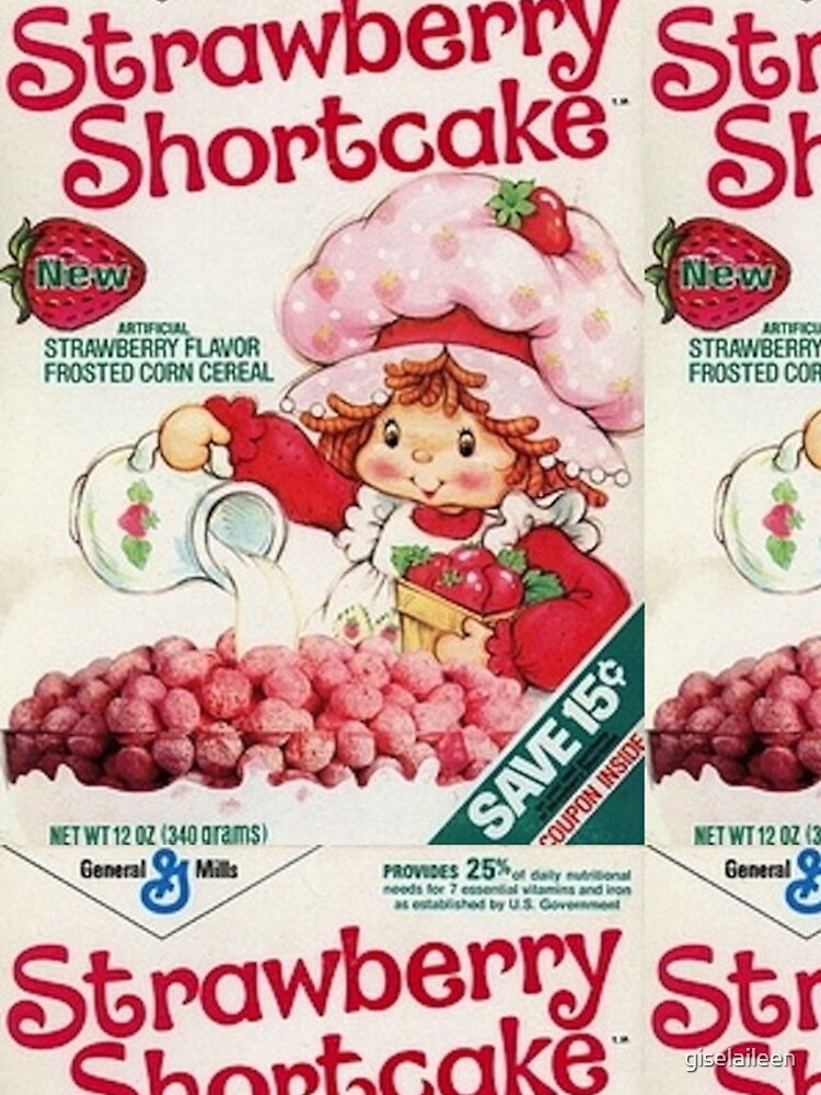 Disover Vintage Strawberry Shortcake cereal box  iPhone Case