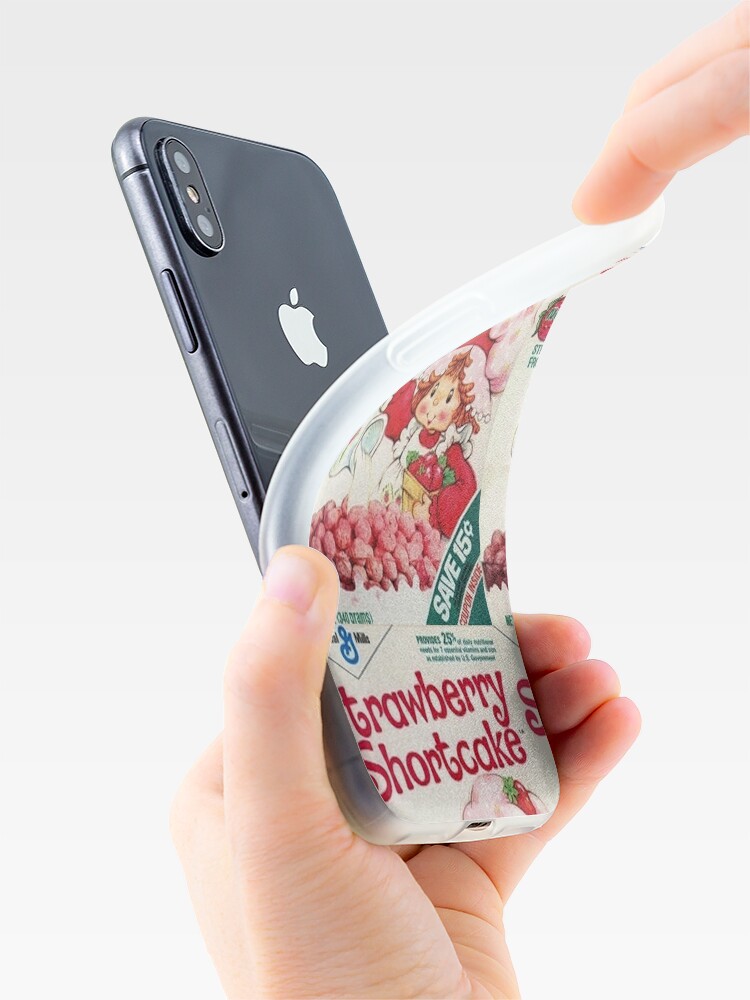 Discover Vintage Strawberry Shortcake cereal box  iPhone Case