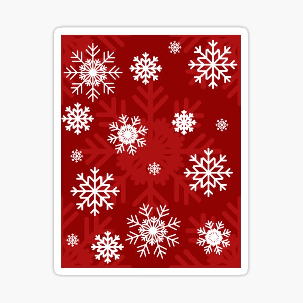 Snow Season - Winter Red Sticker