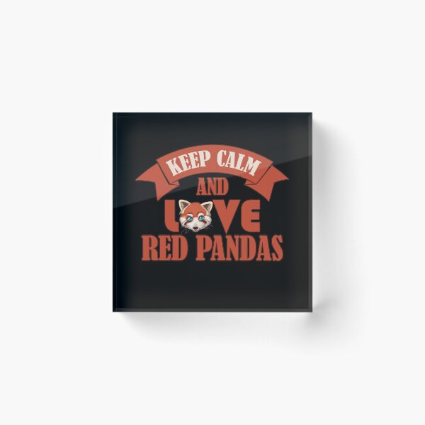 Item preview, Keep Calm and Love Red Pandas designed and sold by Cute  Pawz.