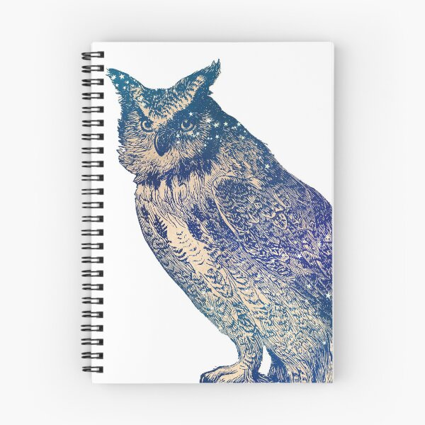 Item preview, Copy of Copy of Celestial owl, vintage illustration designed and sold by shesawitch.