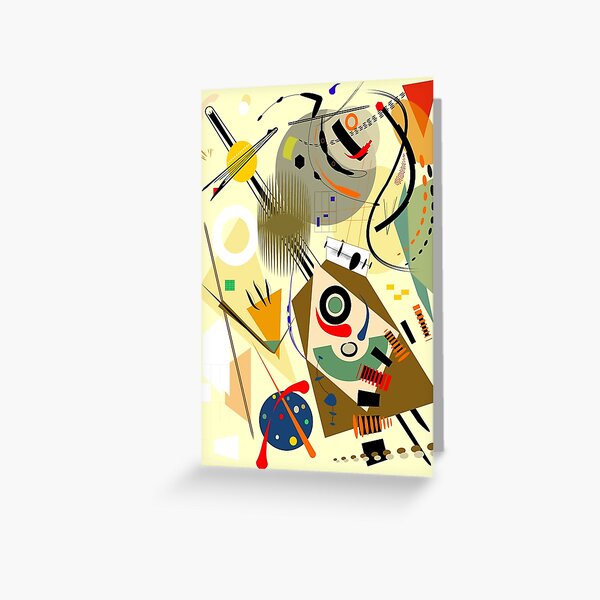 Kandinsky Abstract Painting Greeting Card