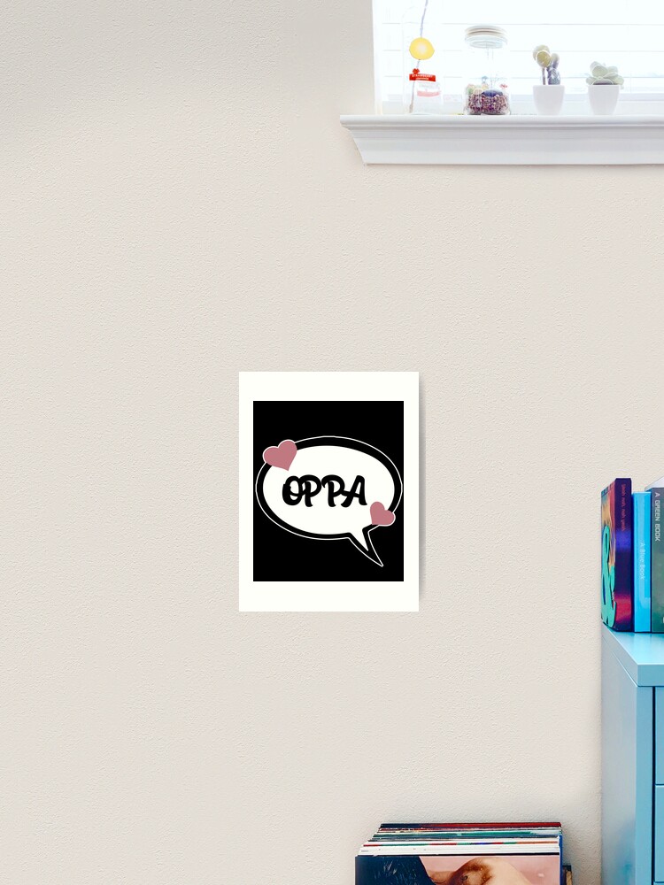 Thumbnail 2 von 3, Kunstdruck, oppa love kpop bias designt und verkauft von RisingTE.