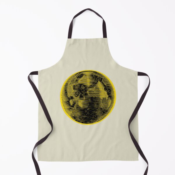 Item preview, Black And Yellow Full Moon designed and sold by Mustard Prophet.