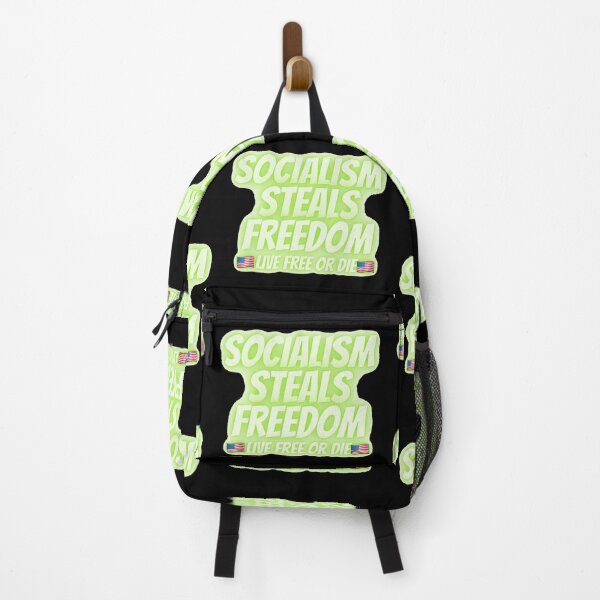 Item preview, Socialism Steals Freedom designed and sold by Kid Wits Ink  "Wise enough to leave a lasting impression!".