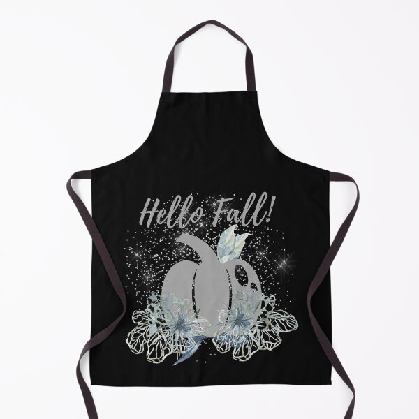 Item preview, Hello Fall Grey Pumpkin Farmhouse Sparkle Glitter designed and sold by Drnksuzys.