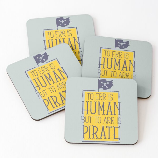 Item preview, To err is human but to arr is pirate - Awesome pirate Gift designed and sold by Teenation9.