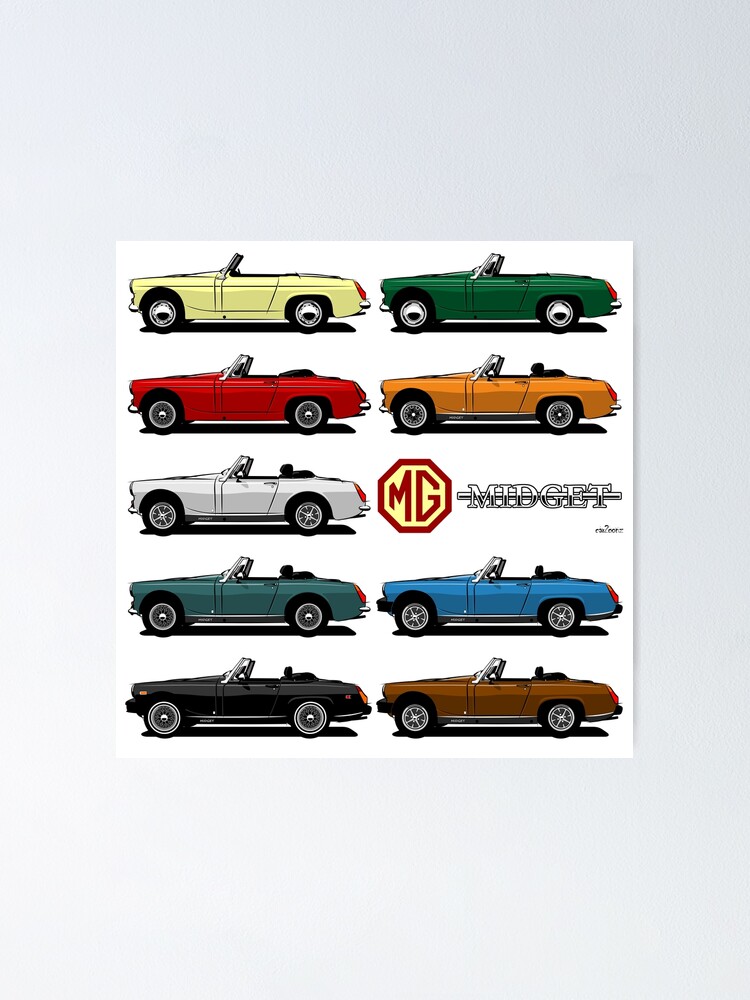 MG M Type Midget リトグラフアート MG Midget evolution