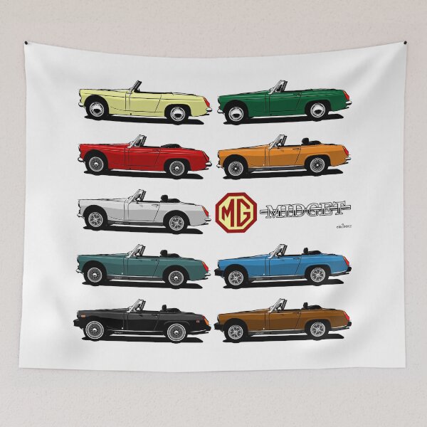 Item preview, MG Midget evolution designed and sold by car2oonz.