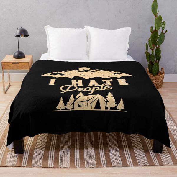 Item preview, I Hate People Vintage Camping Saying Outdoor Tent Mountains Hiking Gift designed and sold by Style4You24.