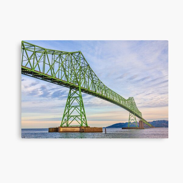 Astoria Bridge Oregon Metal Print