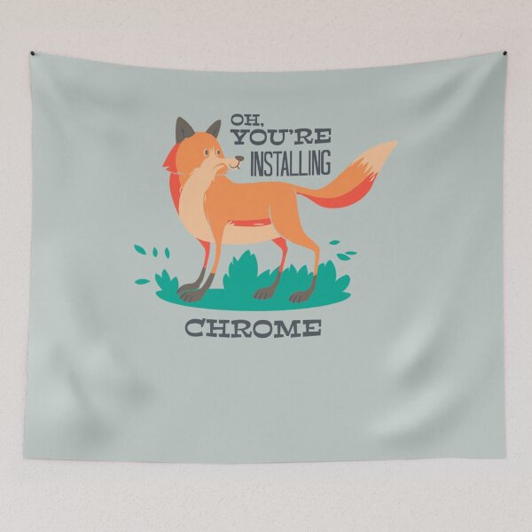 Item preview, Oh, you'er installing chrome  - Awesome firefox lover Gift designed and sold by Teenation9.