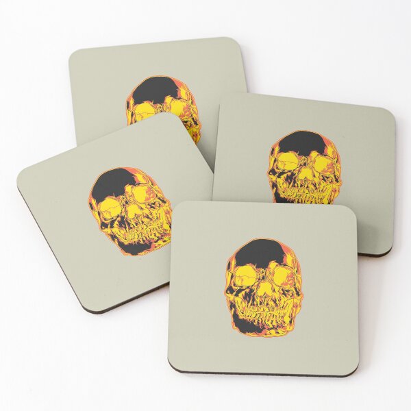 Item preview, Red Hot Vintage Skull  designed and sold by Mustard Prophet.