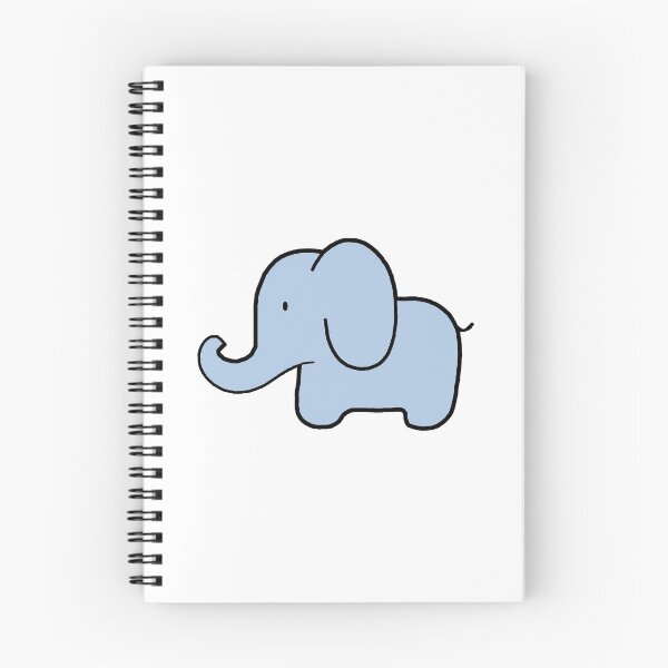 Item preview, cute blue elephant designed and sold by byAandD.