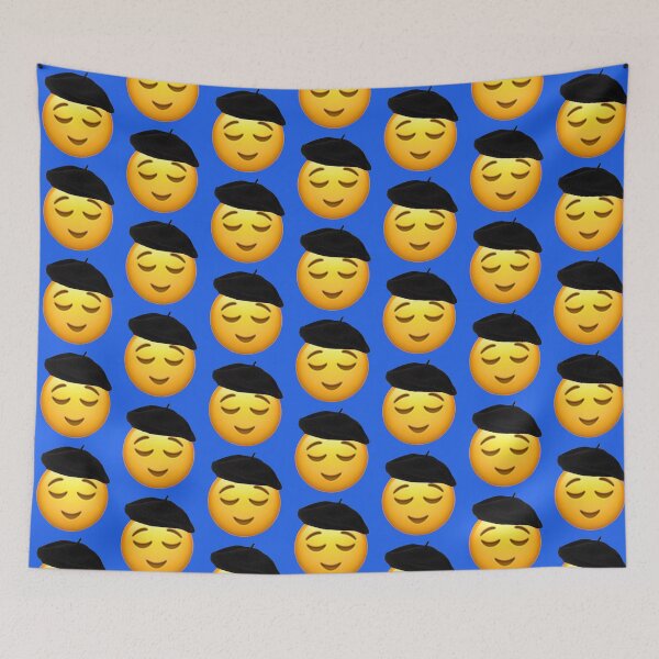Item preview, lil French beret emoji designed and sold by kellzy.
