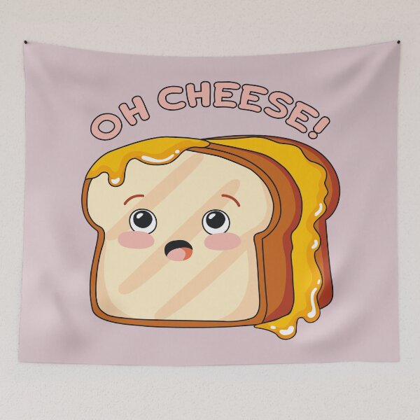 Item preview, Cute Grilled Cheese - OH CHEESE designed and sold by Nossikko.