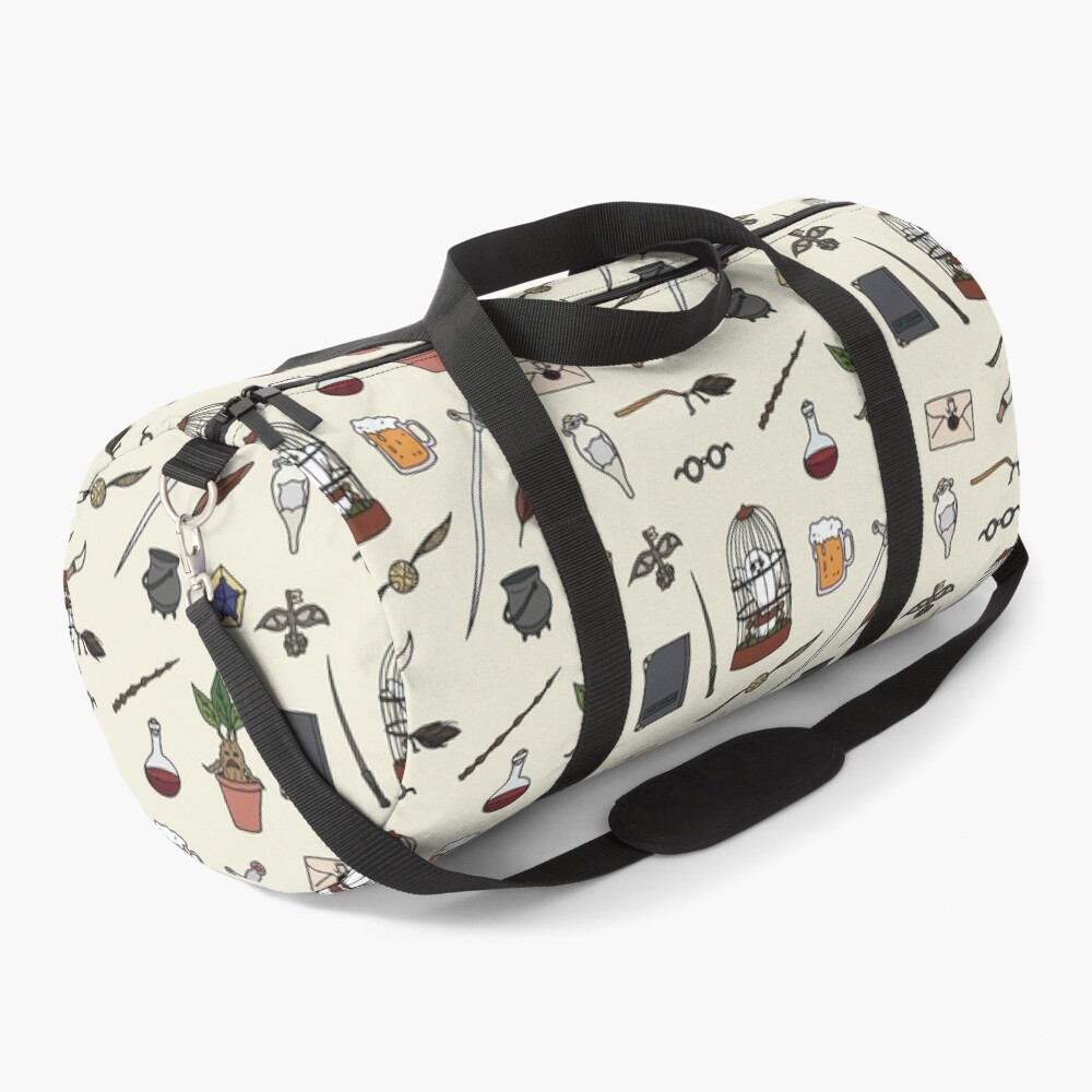 Owl and wand Duffle Bag