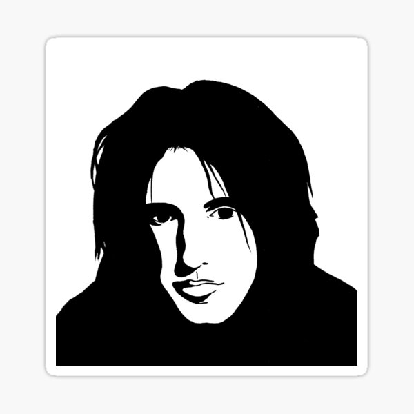 Trent Reznor B & W Porträt Sticker