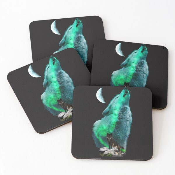 Item preview, Aurora Boralis Wolf Howling designed and sold by Diana Shively.