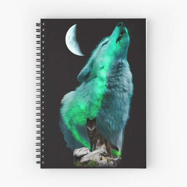 Item preview, Aurora Boralis Wolf Howling designed and sold by Diana Shively.