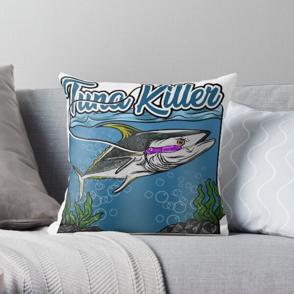Kissenhülle Motivkissen Baumwolle tropischer Fisch Semicircle Angelfish