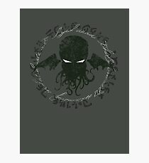 In his house at R'lyeh dead Cthulhu waits dreaming Photographic Print