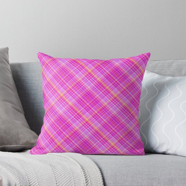 Item preview, Pink Yellow White Plaid designed and sold by DesignCodeStore.