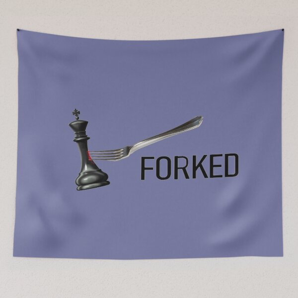 Item preview, CHESS FORKED designed and sold by onemoormove.
