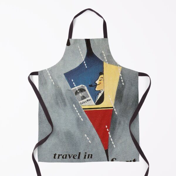 Item preview, retro Travel in rail comfort designed and sold by CorasPosters.