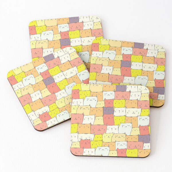Item preview, Cute Cats Colorful Pattern designed and sold by SAVWIS.