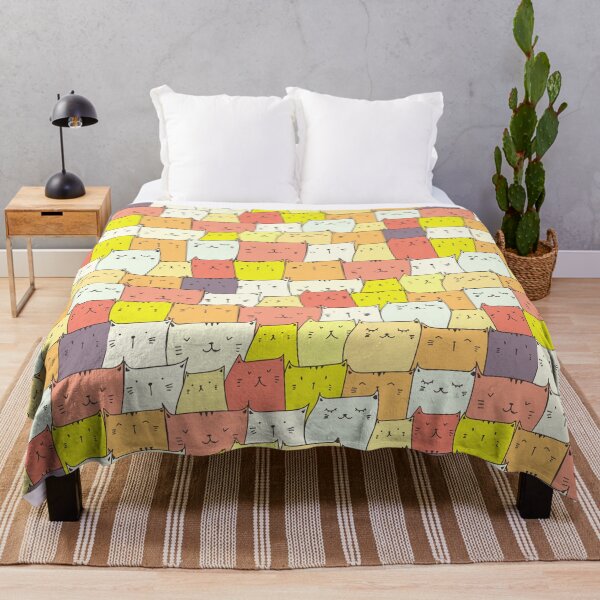 Item preview, Cute Cats Colorful Pattern designed and sold by SAVWIS.