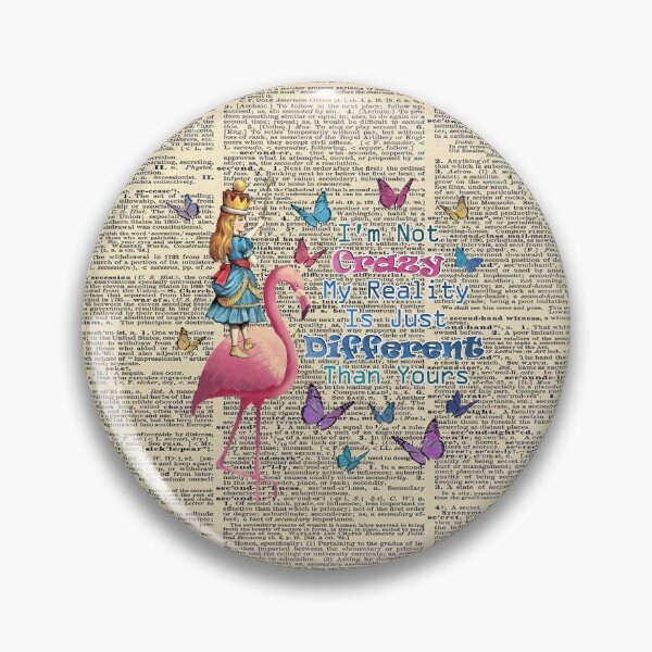 Item preview, Alice in Wonderland Quote on a Dictionary Page designed and sold by maryedenoa.