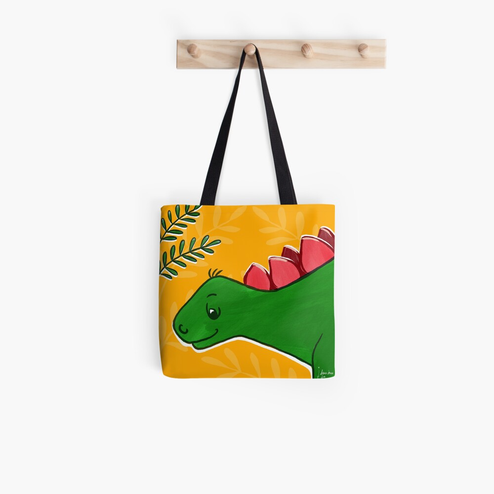 Kleiner Stegosaurus Stofftasche