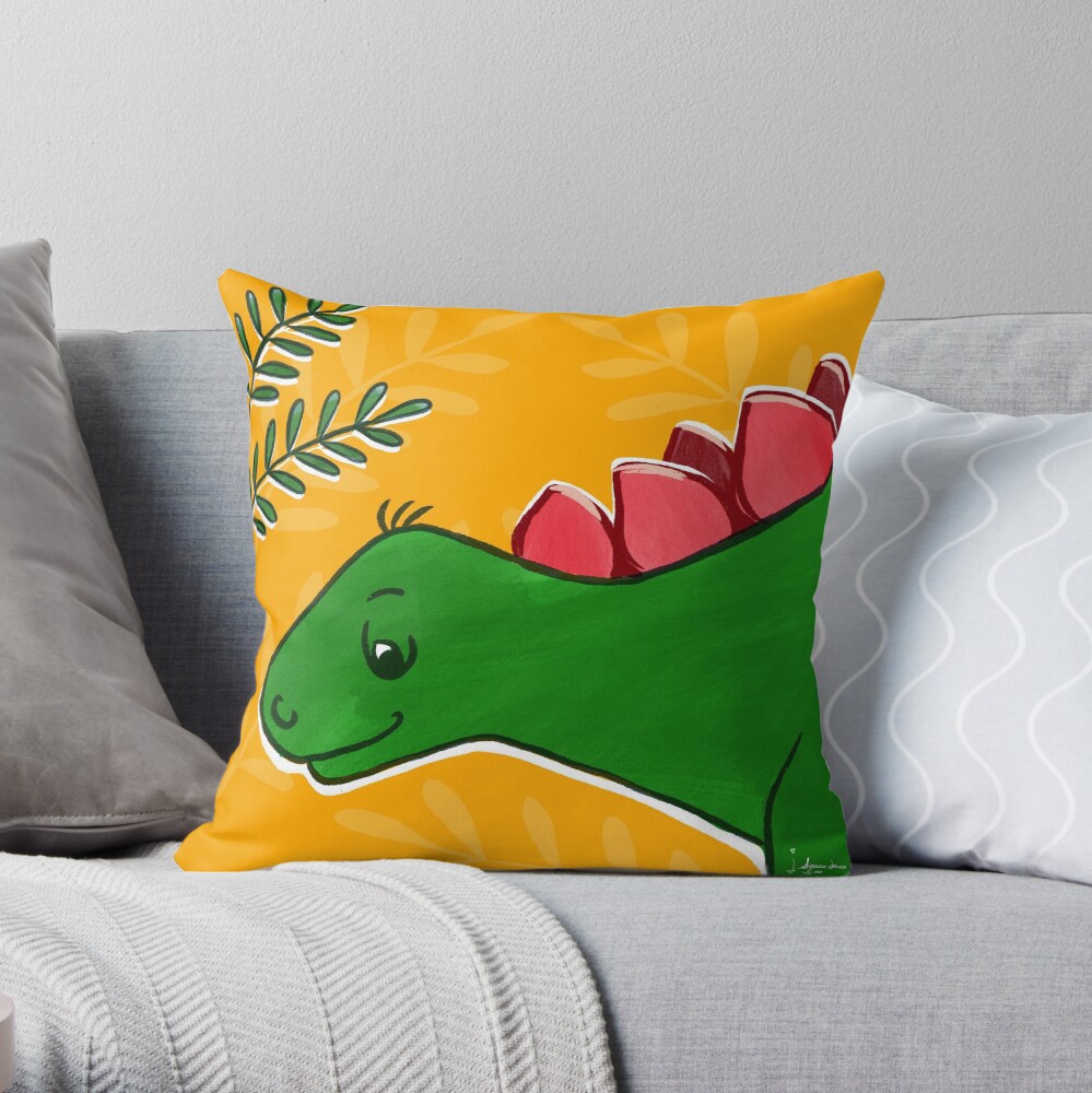 Kleiner Stegosaurus Dekokissen