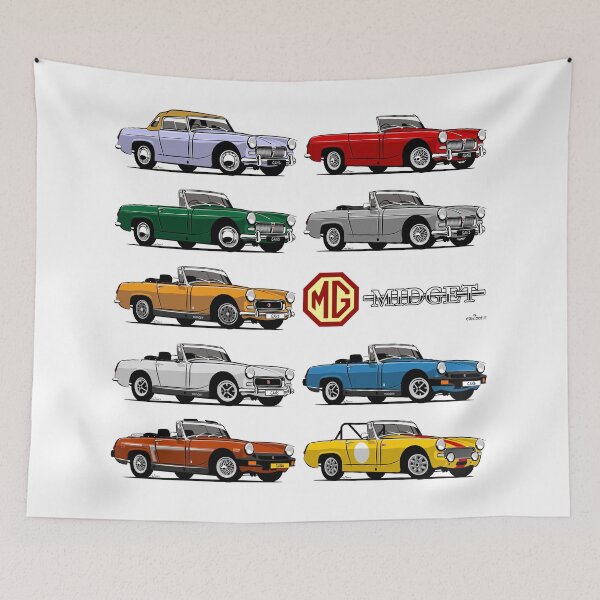 Item preview, MG Midget evolution designed and sold by car2oonz.